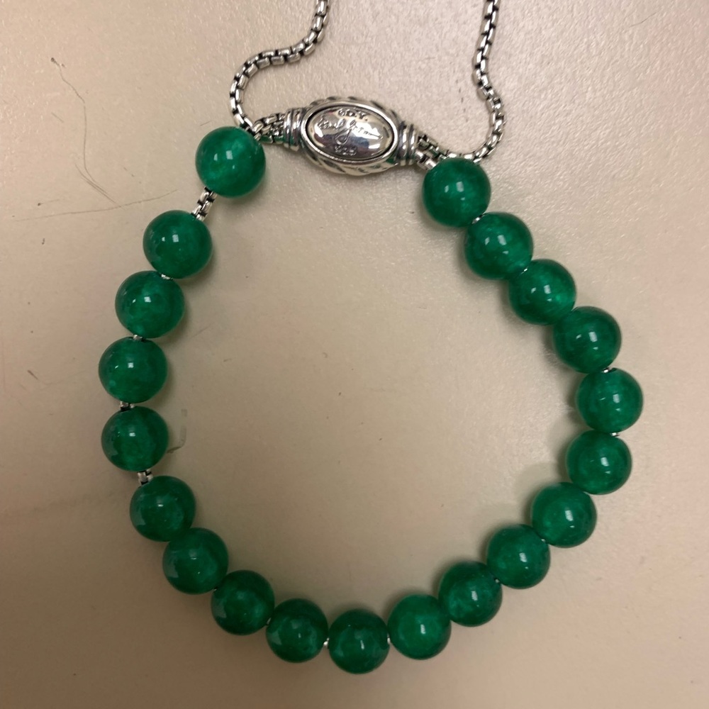 david yurman beads green onyx bracelet